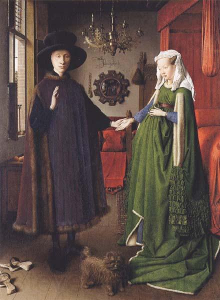 Jan Van Eyck The Arnolfini Marriage Norge oil painting art